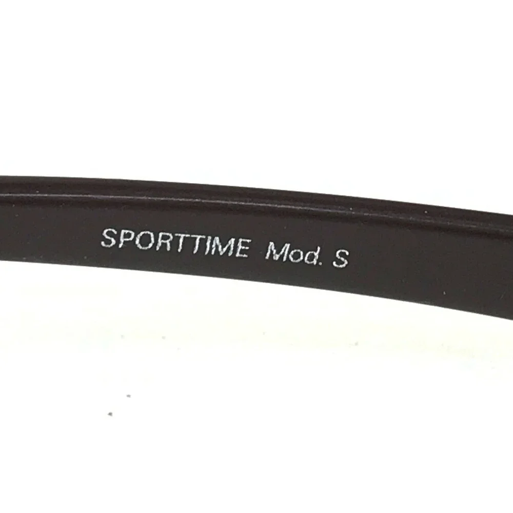 Sporttime Mod.S Sport Safety Eyeglasses Frames Brown Matte Grey Aviator 135